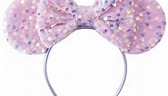 Minnie Mouse Ears Headband with Bow