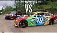 2018 Toyota Camry XSE vs 2018 Toyota Camry XSE Monster Energy NASCAR Cup Series