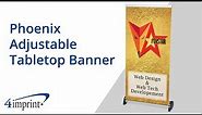 Phoenix Adjustable Tabletop Banner - Custom Banner by 4imprint