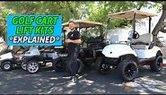 Lifted vs. Non-Lifted Golf Cart *Golf Cart Lift Kits EXPLAINED*