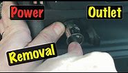1996 - 2020 GM Car Van or Truck Accessory Power Outlet / Cigarette Lighter Socket Removal & Tool Use