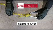 How to tie a Scaffold Knot | CMC Pro Tip
