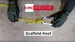 How to tie a Scaffold Knot | CMC Pro Tip
