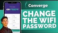 How To Change WiFi Password Converge !