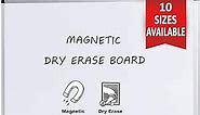 VIZ-PRO Magnetic Dry Erase Board, 6' x 4', Silver Aluminium Frame