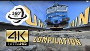 360° camera UNDER TRAIN compilation (4K)