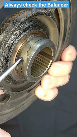 Always check this when Removing a Harmonic Balancer