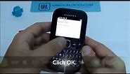 How To Unlock Alcatel One Touch 30.74 (OT-3074M) by unlock code.