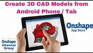 Create 3D CAD Models from your Android Phone/Tab - SolidTrust