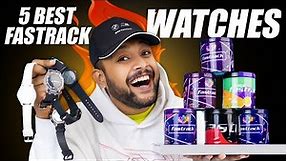5 BEST WATCHES FOR MEN ON AMAZON Under 1500/2000🔥 Fastrack Watch Haul Review 2023 | ONE CHANCE