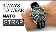 3 Ways to Wear a Nato Strap on Omega Speedmaster Moon Watch Homage Watch PD1701 by Pagani Design