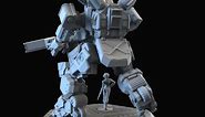 Heavy Gear Hunter 100mm Pose A Turntable