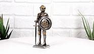 Medieval Pewter French Knight Mini Figurine 4