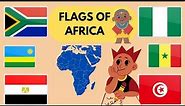 FLAGS OF AFRICA - All the national flags and names of african countries.| Geography facts