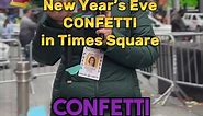 Times Square New Year’s Eve Confetti Test | NYC New Year’s 2024