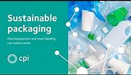 How does sustainable packaging help the environment?