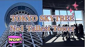 Japan Travel/Tokyo Travel Walking/TOKYO SKYTREE /A breathtaking view of World's tallest tower