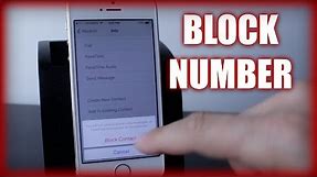 How To Block And Unblock Numbers On The iPhone - iPhone Tips