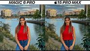 Honor Magic 6 Pro VS iPhone 15 Pro Max Camera Test Comparison