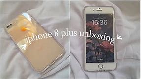 UNBOXING IPHONE 8 PLUS | MY FIRST IPHONE!!! | AESTHETIC & CALMING#IPHONE #iphone8 #iphone8plus