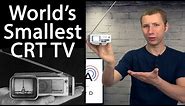 The World’s Smallest CRT TV - Panasonic Travelvision