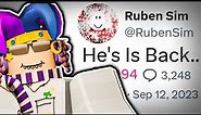 Ruben Sim EXPOSED This Disgusting ROBLOX Player…