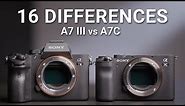 Sony A7C vs A7III - 16 Differences