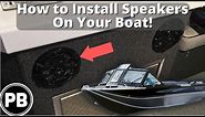 How To Install Marine Speakers On Your Boat!