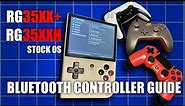 How to pair Bluetooth controllers Anbernic RG35xxPLUS RG35xxH Stock OS controller guide