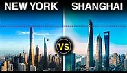 Battle Of Skyscrapers - New York Vs Shanghai