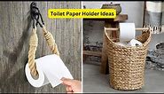 10 Creative Toilet Paper Holder Ideas You'll Love