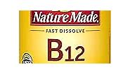 Nature Made Vitamin B12 1000 mcg, Easy to Take Sublingual B12 for Energy Metabolism Support, 50 Sugar Free Fast Dissolve Tablets, 50 Day Supply