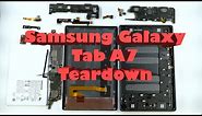Samsung Galaxy Tab A7 10.4 (2020) Full Disassembly Teardown Guide