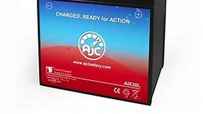 AJC Battery Compatible with Deka ETX14 Powersports Battery