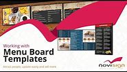 Digital Menu Boards Templates