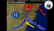 How to read fronts on weather maps