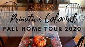Primitive Colonial Fall Home Tour 2020 | Inspirational Fall Homes