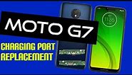 How to DIY Replace the charging port on Moto G7 power Easy step by step #gpower7 #diy