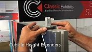 Cubicle Height Extenders | Raise the Height of an Office Partition