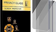 Ailun Privacy Screen Protector for iPhone 15 Plus/iPhone 15 Pro Max [6.7 Inch] Display 3 Pack Anti Spy Private Tempered Glass [3 Pack]