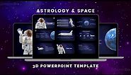 Astrology & Space 3D Powerpoint Template | DesignedEra