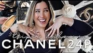 CHANEL 24P PRE SPRING SUMMER 2024 Collection Shopping Vlog : TRIPLE CHANEL UNBOXING | NEW CHANEL BAG