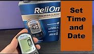 Relion Premier Classic set time and date and change the batteries