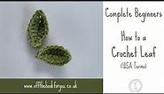 Easy Crochet Leaf - Beginners