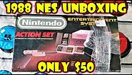 Unboxing a $50 NES Action Set from 1988. Retro Game Collecting: Trash or Treasure?