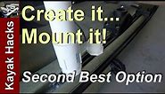 How to make a PVC Gear Head track adapter for kayak fishing (Option 2)