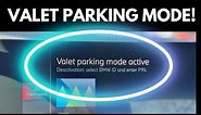 How to Use BMW's Valet Parking Mode!