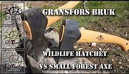Gransfors Bruk Wildlife Hatchet vs Small Forest Axe - A Side by Side Comparison