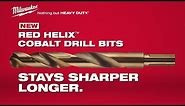 Milwaukee® Cobalt Red Helix™ Drill Bits