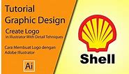 How To make Shell Logo With Adobe Illustrator, Tutorial Create Shell Logo